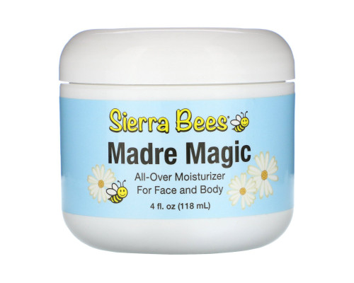 Sierra Bees, Madre Magic, Royal Jelly & Propolis Cream, 4 fl oz (118 ml) Sierra Bees, Madre Magic, Royal Jelly & Propolis Cream, 4 fl oz (118 ml)