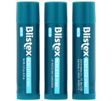Blistex, Бальзам для губ с лечебным действием,  Защита губ / Солнцезащитный фильтр SPF 15, в упаковке 3 бальзама, 0,15 унции (4,25 г) каждый