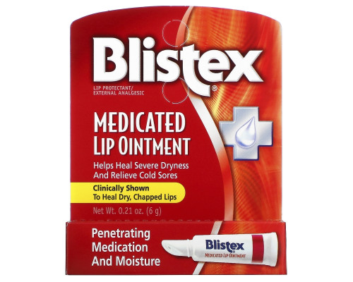 Blistex, Лекарственная мазь для губ, .21 унций (6 г) Blistex, Лекарственная мазь для губ, .21 унций (6 г)