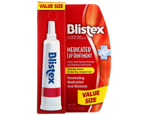 Blistex, Медицинская мазь для губ, 0,35 унции (10 г) Blistex, Медицинская мазь для губ, 0,35 унции (10 г)