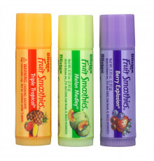 Blistex, Фруктовые коктейли, защищает губы/солнцезащитный , SPF 15, 3 палочки, .10 унций (2.83 г) шт.