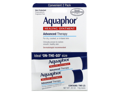 Aquaphor, Healing Ointment, Skin Protectant, Dual Pack, .35 oz ea Aquaphor, Healing Ointment, Skin Protectant, Dual Pack, .35 oz ea