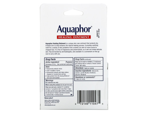 Aquaphor, Healing Ointment, Skin Protectant, Dual Pack, .35 oz ea Aquaphor, Healing Ointment, Skin Protectant, Dual Pack, .35 oz ea