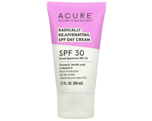 Acure, Radically Rejuvenating, Day Cream, SPF 30, 1.7 fl oz (50 ml) Acure, Radically Rejuvenating, Day Cream, SPF 30, 1.7 fl oz (50 ml)