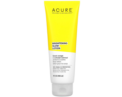 Acure, Осветляющий лосьон для блеска, 8 жидких унций (236,5 мл) Acure, Осветляющий лосьон для блеска, 8 жидких унций (236,5 мл)