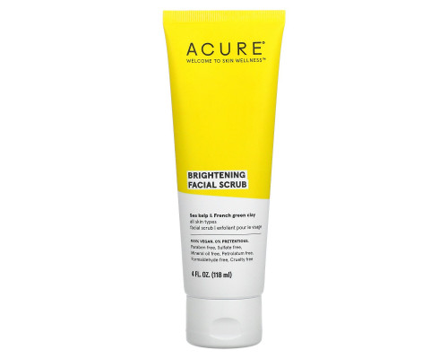 Acure Organics Осветляющий скраб для лица 4 жидких унции (118 мл) Acure Organics Осветляющий скраб для лица 4 жидких унции (118 мл)