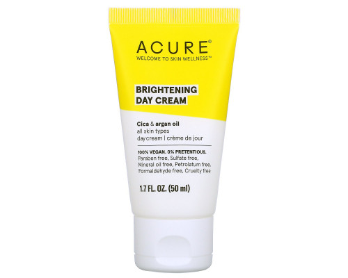 Acure, Brilliantly Brightening, дневной крем, 1,7 ж. унц. (50 мл) Acure, Brilliantly Brightening, дневной крем, 1,7 ж. унц. (50 мл)