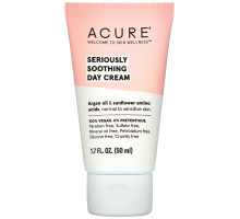Acure Organics Крем для чувствительной кожи лица аргановое масло + аминокислоты подсолнечника без отдушек 175 жидкой унции (50 мл)