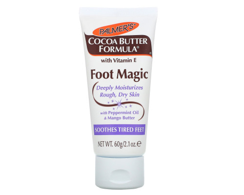 Palmer's, Cocoa Butter Formula, Foot Magic с маслом мяты и манго, 2,1 унции (60 г) Palmer's, Cocoa Butter Formula, Foot Magic с маслом мяты и манго, 2,1 унции (60 г)