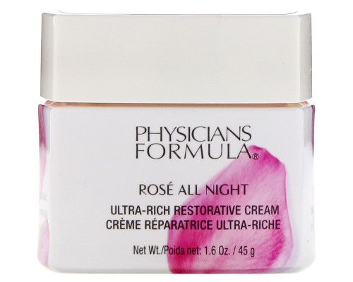Physicians Formula, Ros� All Night, Ultra-Rich Restorative Cream, 1.6 oz (45 g) Physicians Formula, Ros� All Night, Ultra-Rich Restorative Cream, 1.6 oz (45 g)