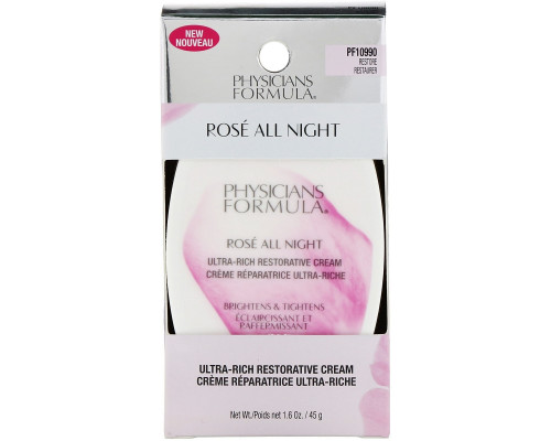 Physicians Formula, Ros� All Night, Ultra-Rich Restorative Cream, 1.6 oz (45 g) Physicians Formula, Ros� All Night, Ultra-Rich Restorative Cream, 1.6 oz (45 g)