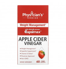 Physician's Choice, Apple Cider Vinegar Capsules, 60 Vegetarian Capsules