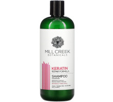 Mill Creek Botanicals, Шампунь с кератином, восстанавливающая формула, 14 жидких унций (414 мл)
