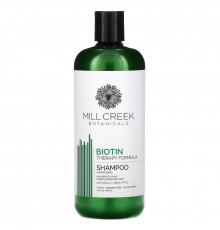 Mill Creek Botanicals, Шампунь с биотином, лечебная формула, 14 жидких унций (414 мл)
