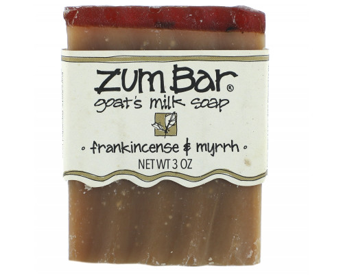 Indigo Wild Zum Bar Мыло с козьим молоком Ладан и мирра 3 унции Indigo Wild Zum Bar Мыло с козьим молоком Ладан и мирра 3 унции