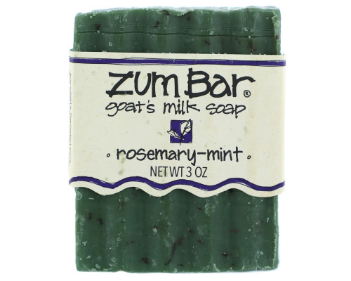 Indigo Wild Zum Bar мыло с козьим молоком розмарин и мята кусок весом 3 унции Indigo Wild Zum Bar мыло с козьим молоком розмарин и мята кусок весом 3 унции