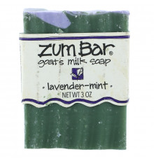 Indigo Wild Zum Bar Goat's Milk Soap Lavender-Mint 3 oz Bar