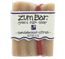 Indigo Wild Zum Bar Мыло с козьим молоком Сандаловое дерево и цитрус 3 унции