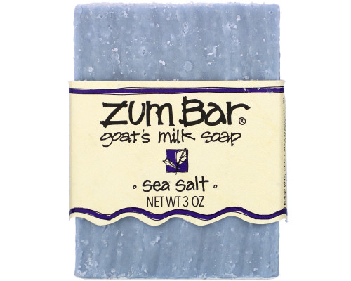 Indigo Wild Zum Bar Мыло с козьим молоком Морская соль 3 унции Indigo Wild Zum Bar Мыло с козьим молоком Морская соль 3 унции