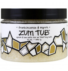 Indigo Wild, Zum Tub, соль эпсома и морская соль, ладан и мирра, 12 унций (340 г)