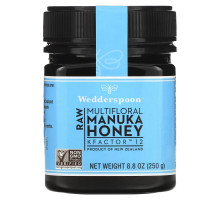 Wedderspoon, Raw Multifloral Manuka Honey, KFactor 12, 8.8 oz (250 g)