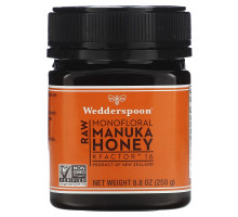 Wedderspoon, Raw Monofloral Manuka Honey, KFactor 16, 8.8 oz (250 g)