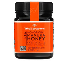 Wedderspoon, Raw Monofloral Manuka Honey, KFactor 16, 2.2 lb (1 kg)