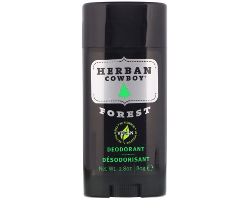 Herban Cowboy Натуральный уход Дезодорант Аромат леса 28 унции (80 г) Herban Cowboy Натуральный уход Дезодорант Аромат леса 28 унции (80 г)