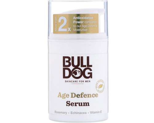 Bulldog Skincare For Men, Age Defence Serum, 1.6 fl oz (50 ml) Bulldog Skincare For Men, Age Defence Serum, 1.6 fl oz (50 ml)