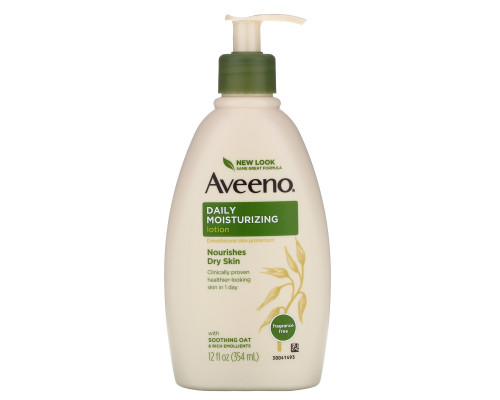 Aveeno Active Naturals Ежедневный увлажняющий лосьон без отдушек 12 жидких унции (354 мл) Aveeno Active Naturals Ежедневный увлажняющий лосьон без отдушек 12 жидких унции (354 мл)