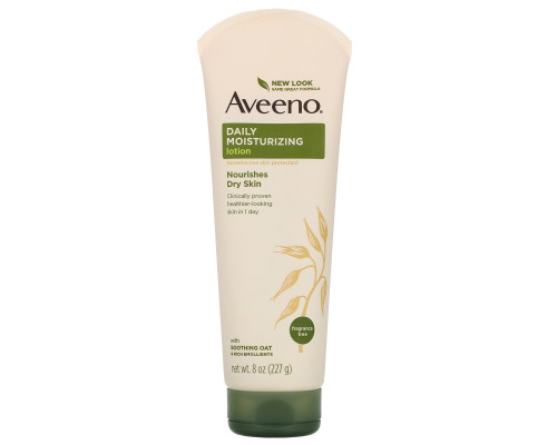 Aveeno, Active Naturals, Daily Moisturizing Lotion, Fragrance Free, 8 oz (227 g) Aveeno, Active Naturals, Daily Moisturizing Lotion, Fragrance Free, 8 oz (227 g)
