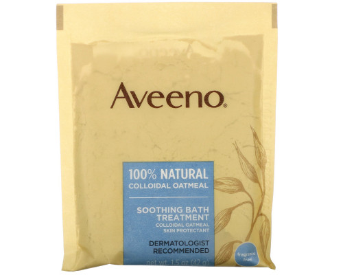 Aveeno Active Naturals Для успокаивающей ванной процедуры без отдушек 8 однопорционных пакетиков 1.5 унции (42 г) каждый. Aveeno Active Naturals Для успокаивающей ванной процедуры без отдушек 8 однопорционных пакетиков 1.5 унции (42 г) каждый.