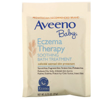 Aveeno Для детей лечение экземы успокаивающая ванна без запаха 5 пакетов для ванны 3.75 унций (106 г)