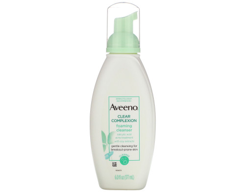 Aveeno Active Naturals Clear Complexion Foaming Cleanser 6 fl oz Aveeno Active Naturals Clear Complexion Foaming Cleanser 6 fl oz