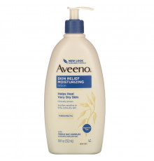 Aveeno Active Naturals Skin Relief увлажняющий кожу 24 часа лосьон без запаха 532 мл