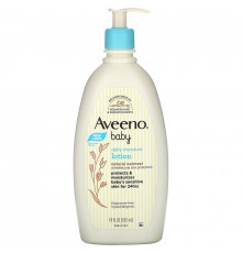 Aveeno Для детей ежедневный увлажняющий лосьон, для питания и защиты кожи, гипоаллергенное  без запаха 18 жидких унций (532 мл)