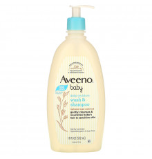 Aveeno Детский шампунь и средство для мытья тела с легким запахом 18 жидких унций  (532 мл)