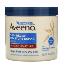 Aveeno, Active Naturals, Увлажняющий восстанавливающий крем, без ароматизаторов, 11 унций (311 г)