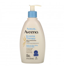 Aveeno, Eczema Therapy, Moisturizing Cream, Fragrance Free, 12 fl oz (354 ml)