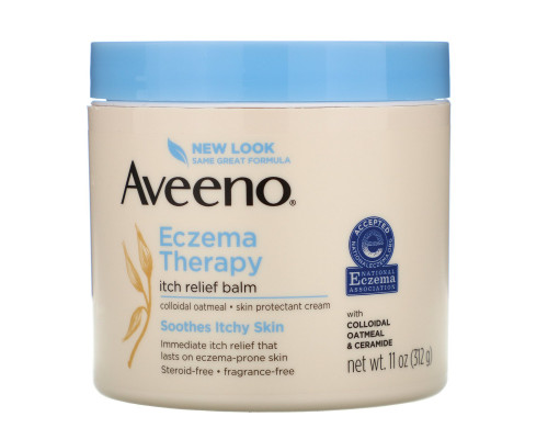Aveeno, Active Naturals, Eczema Therapy Itch Relief Balm, 11 oz (312 gl) Aveeno, Active Naturals, Eczema Therapy Itch Relief Balm, 11 oz (312 gl)