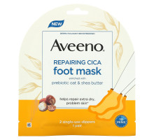 Aveeno, Восстанавливающая маска для ног Cica, 2 одноразовых тапочка