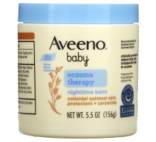 Aveeno, Baby, Eczema Therapy, Nighttime Balm, 5.5 oz (156 g)