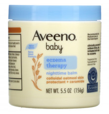 Aveeno, Baby, Eczema Therapy, Nighttime Balm, 5.5 oz (156 g)