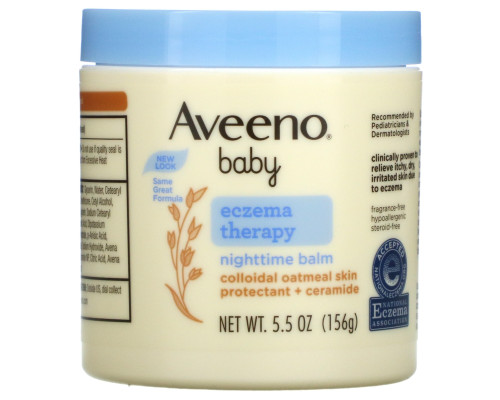 Aveeno, Baby, Eczema Therapy, Nighttime Balm, 5.5 oz (156 g) Aveeno, Baby, Eczema Therapy, Nighttime Balm, 5.5 oz (156 g)