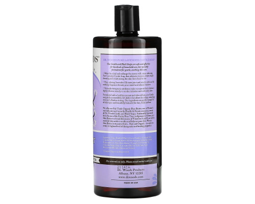 Dr. Woods Shea Vision Успокаивающее кастильское мыло с лавандой 32 жидких унций (946 мл) Dr. Woods Shea Vision Успокаивающее кастильское мыло с лавандой 32 жидких унций (946 мл)