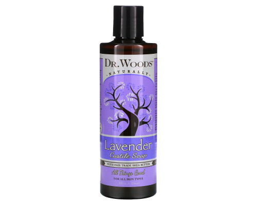 Dr. Woods Shea Vision Успокаивающее кастильское мыло с лавандой 8 жидких унций (236 мл) Dr. Woods Shea Vision Успокаивающее кастильское мыло с лавандой 8 жидких унций (236 мл)