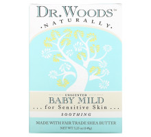 Dr. Woods Детское кастильское мягкое мыло, для чувствительной кожи, без запаха 5.25 унции (149 г)