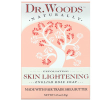 Dr. Woods Английское мыло с ароматом розы эффект осветления кожи 5.25 унций (149 г)