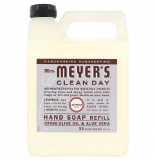 Mrs. Meyers Clean Day Запасной блок жидкого мыла для рук с запахом лаванды 33 жидкие унции (975 мл)