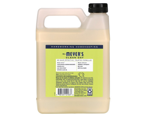 Mrs. Meyers Clean Day Жидкое мыло для рук аромат вербены лимонной 33 жидких унции (975 мл) Mrs. Meyers Clean Day Жидкое мыло для рук аромат вербены лимонной 33 жидких унции (975 мл)